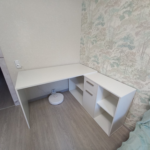 Письменный стол Лайт 03.245F белый гладкий 101 фото покупателя 146