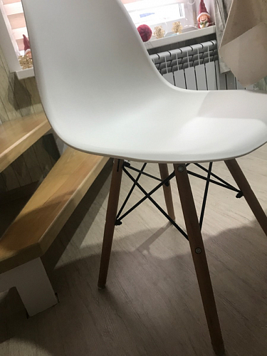 Пластиковый стул Eames PC-015 желтый фото покупателя 81