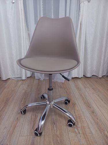 Компьютерное кресло Kolin с подушкой clear / white фото покупателя 259