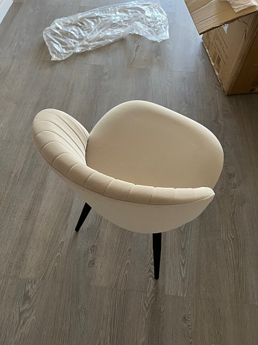 Стул на металлокаркасе Gabi latte / gold / black фото покупателя 339