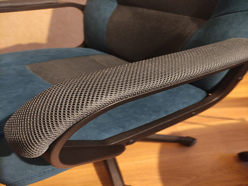 Компьютерное кресло Driver/Драйвер кожзам черный / ткань черный фото покупателя 106