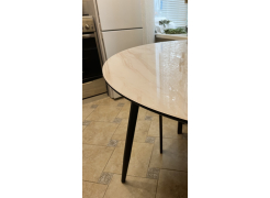 Стеклянный стол Анселм обсидиан / черный фото покупателя 5