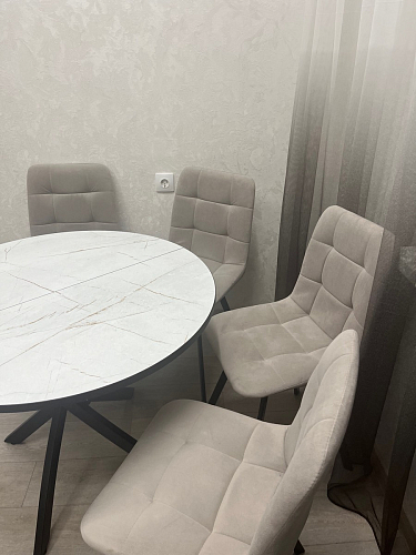 Комплект стульев Чилли 4 шт темно-серый / черный фото покупателя 499