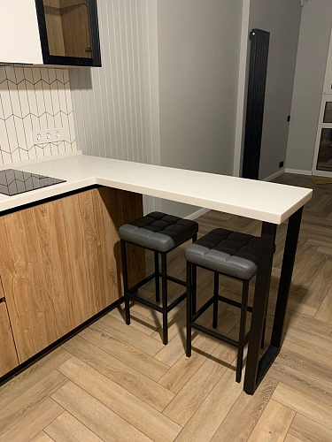 Барный стул Лофт катания лаванда / белый матовый фото покупателя 86