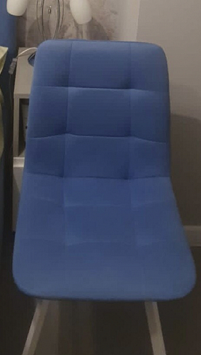 Стул на металлокаркасе Чилли бирюзовый / белый фото покупателя 1303