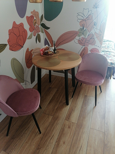 Стул на металлокаркасе Dodo blue фото покупателя 18