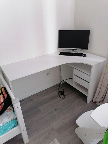 Письменный стол СПм-25 правый белый фото покупателя 19