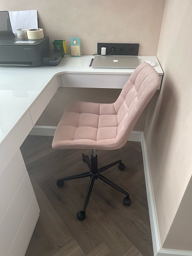 Компьютерное кресло Честер латте / золото фото покупателя 41