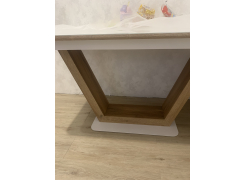 Стол Иматра 140 белый / дуб вотан фото покупателя 2