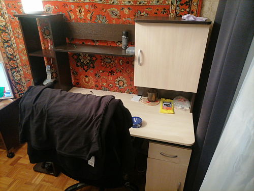 Компьютерный стол КСТ-11.1 Сонома / Белый фото покупателя 2