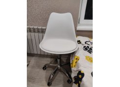 Компьютерное кресло Kolin с подушкой clear / white фото покупателя 106