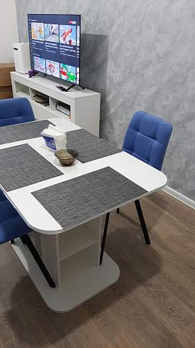 Стул на металлокаркасе Чилли зеленый / белый каркас фото покупателя 42