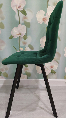 Стул на металлокаркасе Чилли бирюзовый / черный фото покупателя 1390