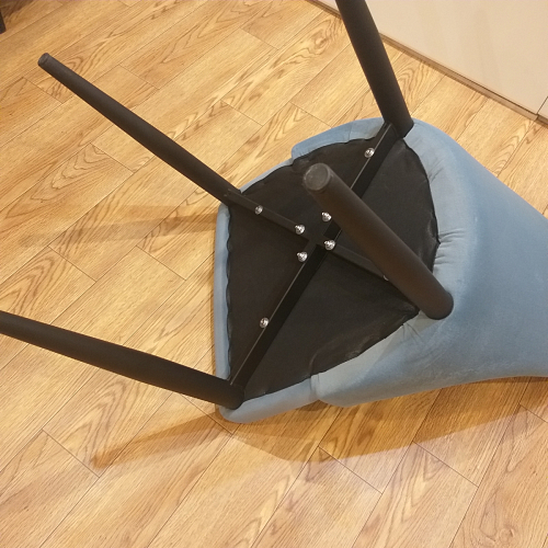 Стул на металлокаркасе Kora dark gray / black фото покупателя 164