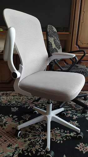 Компьютерное кресло Konfi dark gray / pink / white фото покупателя 123