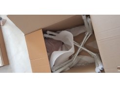 Стул на металлокаркасе Баодин velutto 52 / белый фото покупателя 1