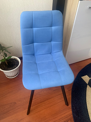 Стул на металлокаркасе Чилли зеленый / черный фото покупателя 1013