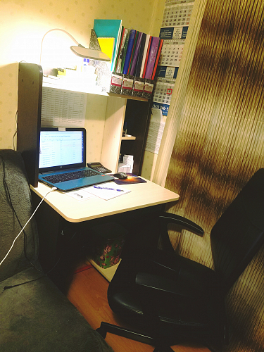 Компьютерный стол Грета-2 белый / дуб крафт золотой фото покупателя 25