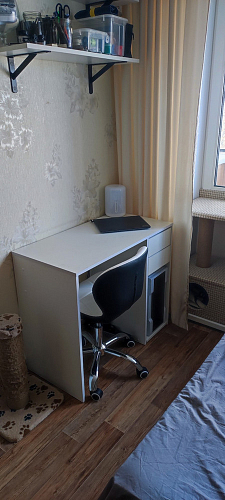 Компьютерное кресло Trizor white / black фото покупателя 1