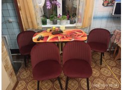 Стул на металлокаркасе Gabi gray / black фото покупателя 110