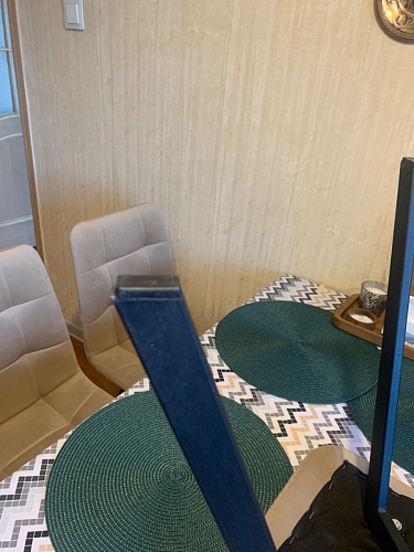 Стул на металлокаркасе Чилли синий / белый фото покупателя 1178