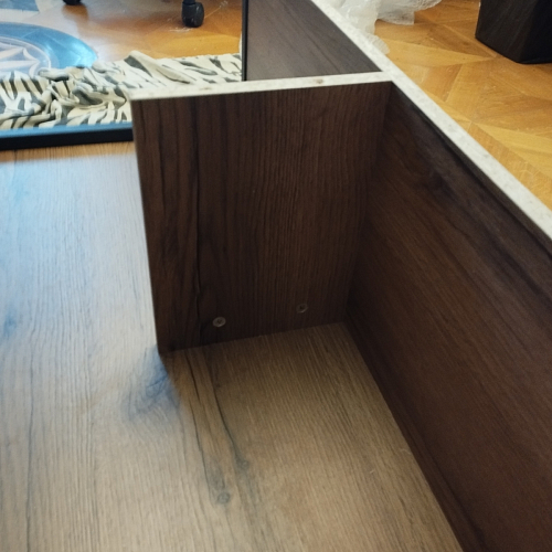 Письменный стол Клер Лофт дуб вотан / черный матовый фото покупателя 15