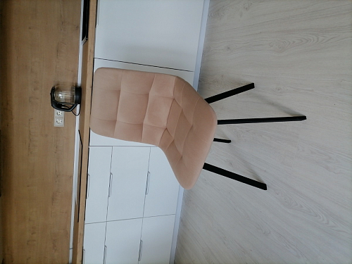 Стул на металлокаркасе Чилли К кирпичный / черный фото покупателя 16