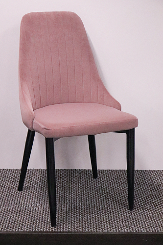 Стул на металлокаркасе Kora dark gray / black из шоурума 15