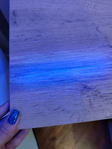 Письменный стол Челси Лофт дуб делано светлый / белый матовый фото покупателя 15