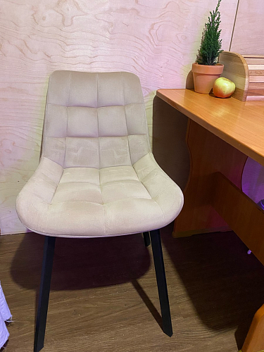 Стул на металлокаркасе Челси К бирюзовый / черный фото покупателя 113