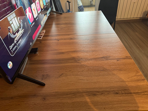 Деревянный стол Лота Лофт 140х80 черный матовый / бетон светлый фото покупателя 746