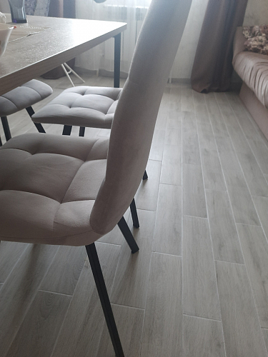 Стул на металлокаркасе Чилли синий / белый фото покупателя 827