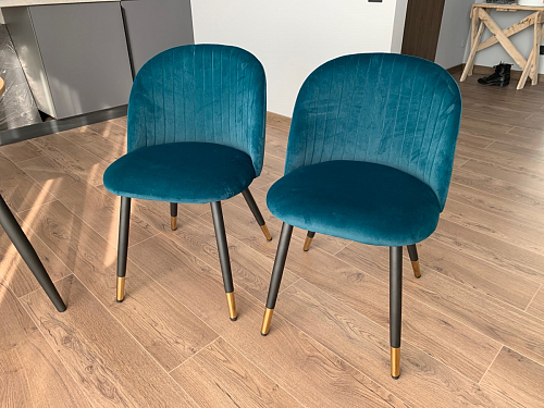 Стул на металлокаркасе Gabi 1 light purple / black фото покупателя 35