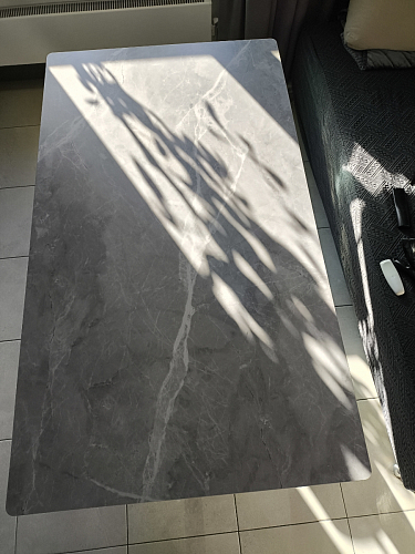 Керамический стол Вилли 140(200)х80х75 черный мрамор shakespeare black / черный фото покупателя 39