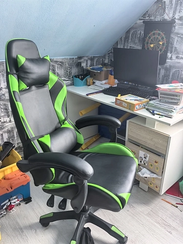 Компьютерное кресло Rodas black / green фото покупателя 10
