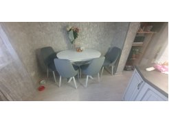 Стул на металлокаркасе Kora gray / black фото покупателя 76