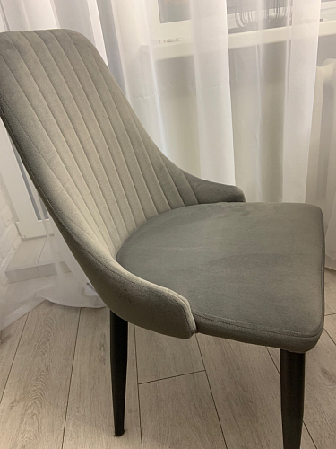 Стул на металлокаркасе Kora green / black фото покупателя 126