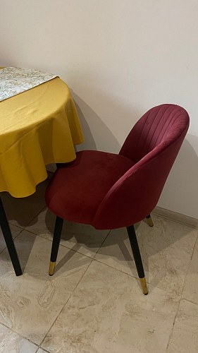 Стул на металлокаркасе Gabi gray / black фото покупателя 407