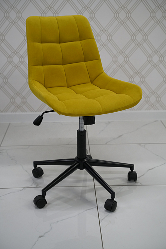 Компьютерное кресло Честер темно-серый велюр velutto 32 / белый из шоурума 1