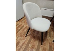 Стул на металлокаркасе Gabi 1 бежевый / черный с серебряными наконечниками фото покупателя 788