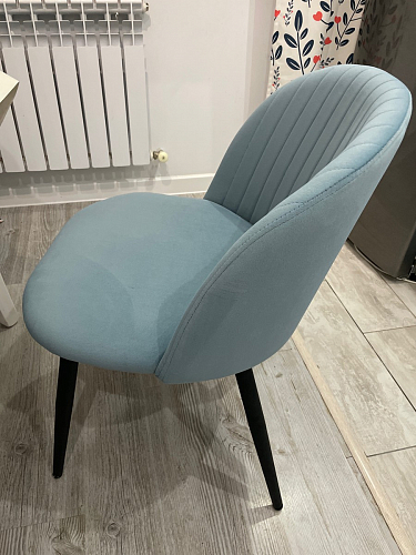 Стул на металлокаркасе Gabi 1 beige / black фото покупателя 519