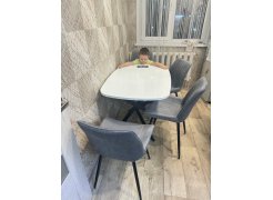 Стул на металлокаркасе Вейв П темно-серый / черный фото покупателя 320