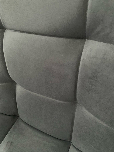 Стул на металлокаркасе Чилли синяя ткань / белый фото покупателя 1053