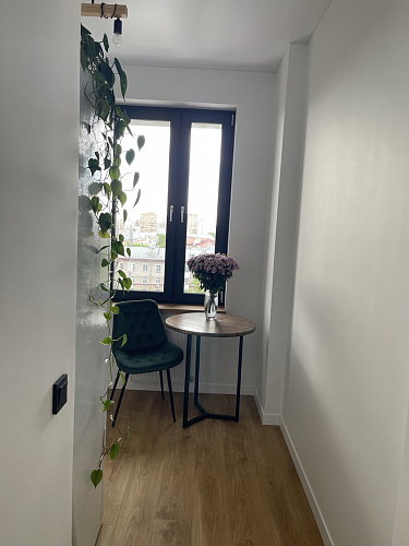 Стул на металлокаркасе Гояр confetti green / белый глянец фото покупателя 1