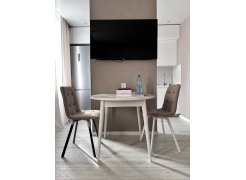 Стул на металлокаркасе Чилли светло-серый / черный фото покупателя 482