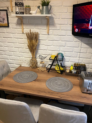 Стол раскладной Лота Лофт 120 25 мм юта / черный матовый фото покупателя 428