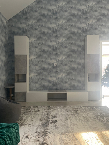 Модульная гостиная Лонгфорд комплектация 1 белый / бетон светлый фото покупателя 9