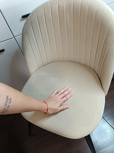 Стул на металлокаркасе Gabi gray / black фото покупателя 149