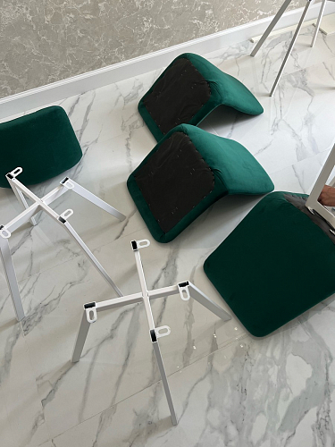 Комплект стульев Чилли 2 шт бежевый / черный фото покупателя 818