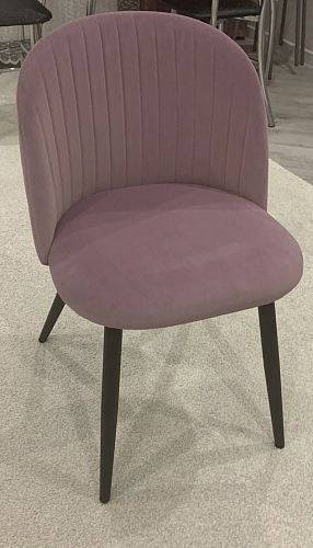 Стул на металлокаркасе Gabi dark beige / black / silver фото покупателя 171